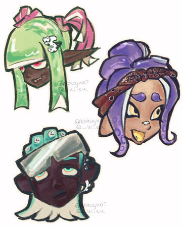 Splatoon - headshots